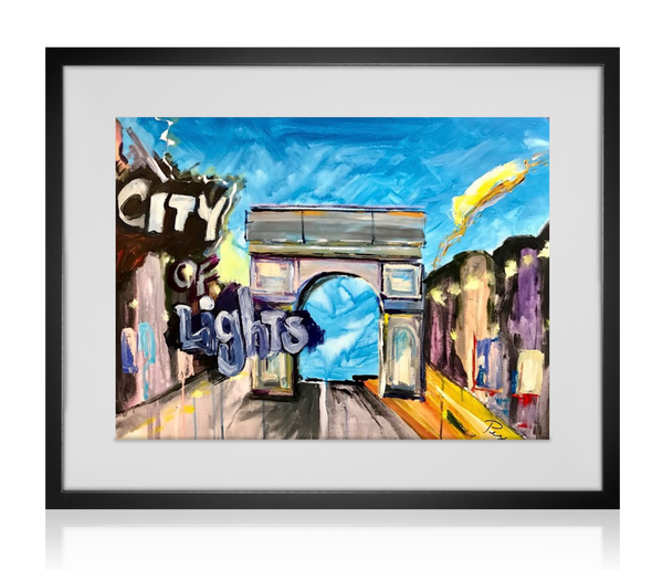 City of Lights | Acrylic Painting