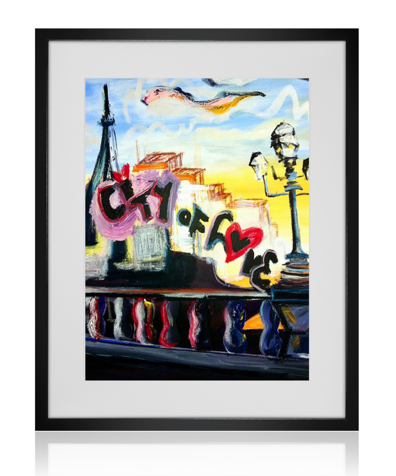 City of Love | Acrylic Painting