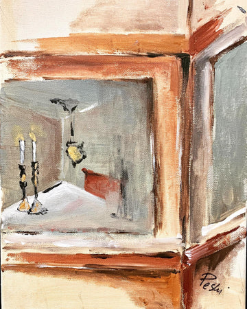 Shabbat Candles | Acrylic Painting