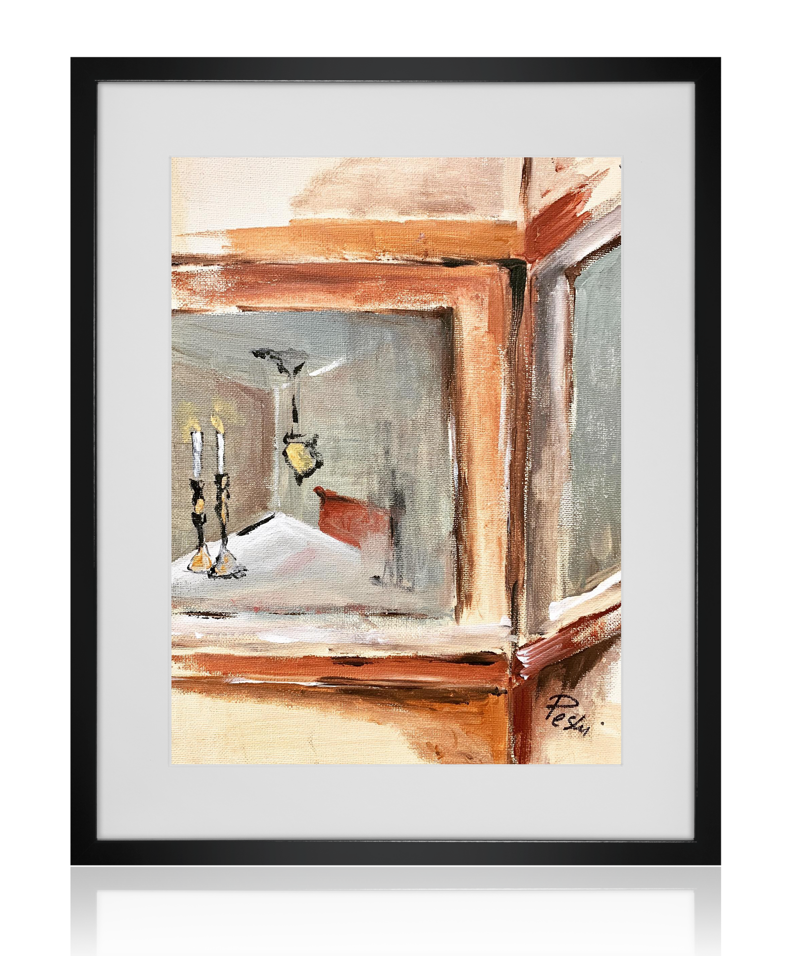 Shabbat Candles | Acrylic Painting