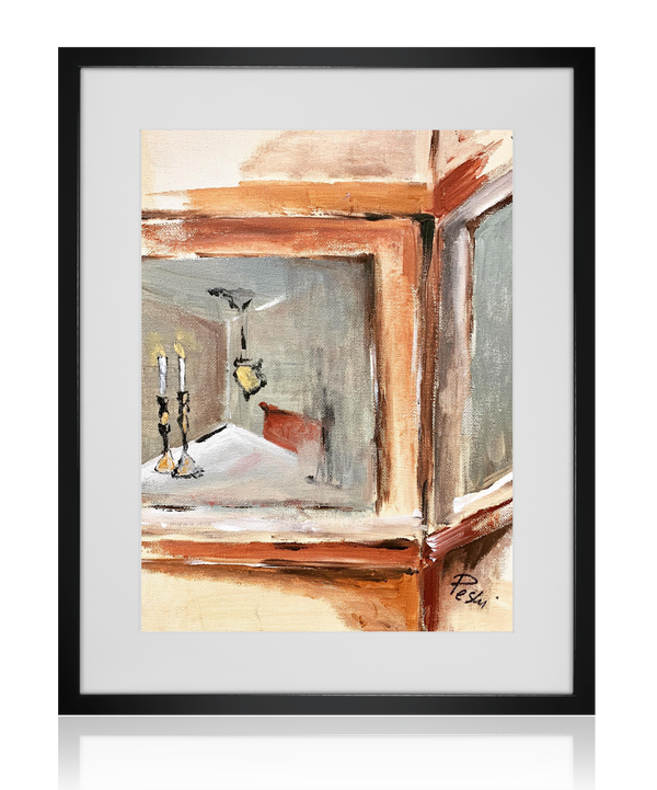 Shabbat Candles | Acrylic Painting