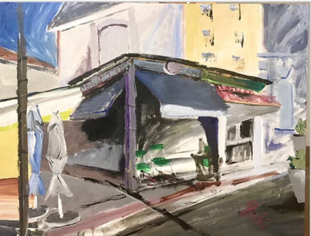 Karlmarkt, Vienna | Acrylic Painting