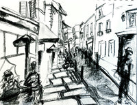 Le Marais, Paris | Charcoal