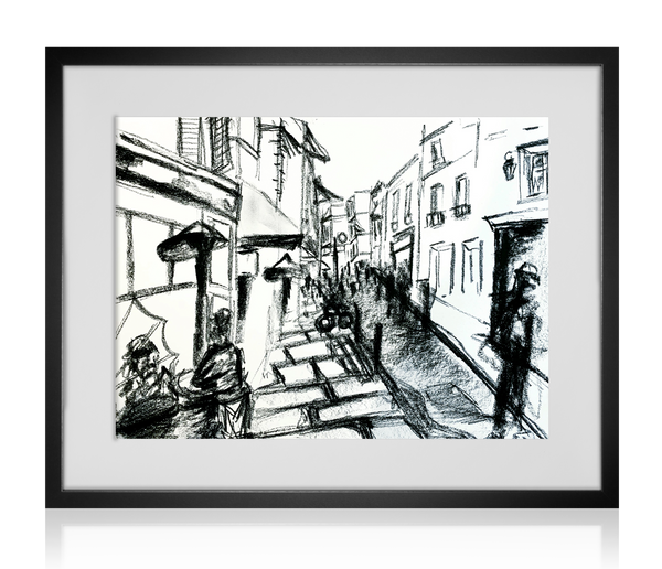 Le Marais, Paris | Charcoal