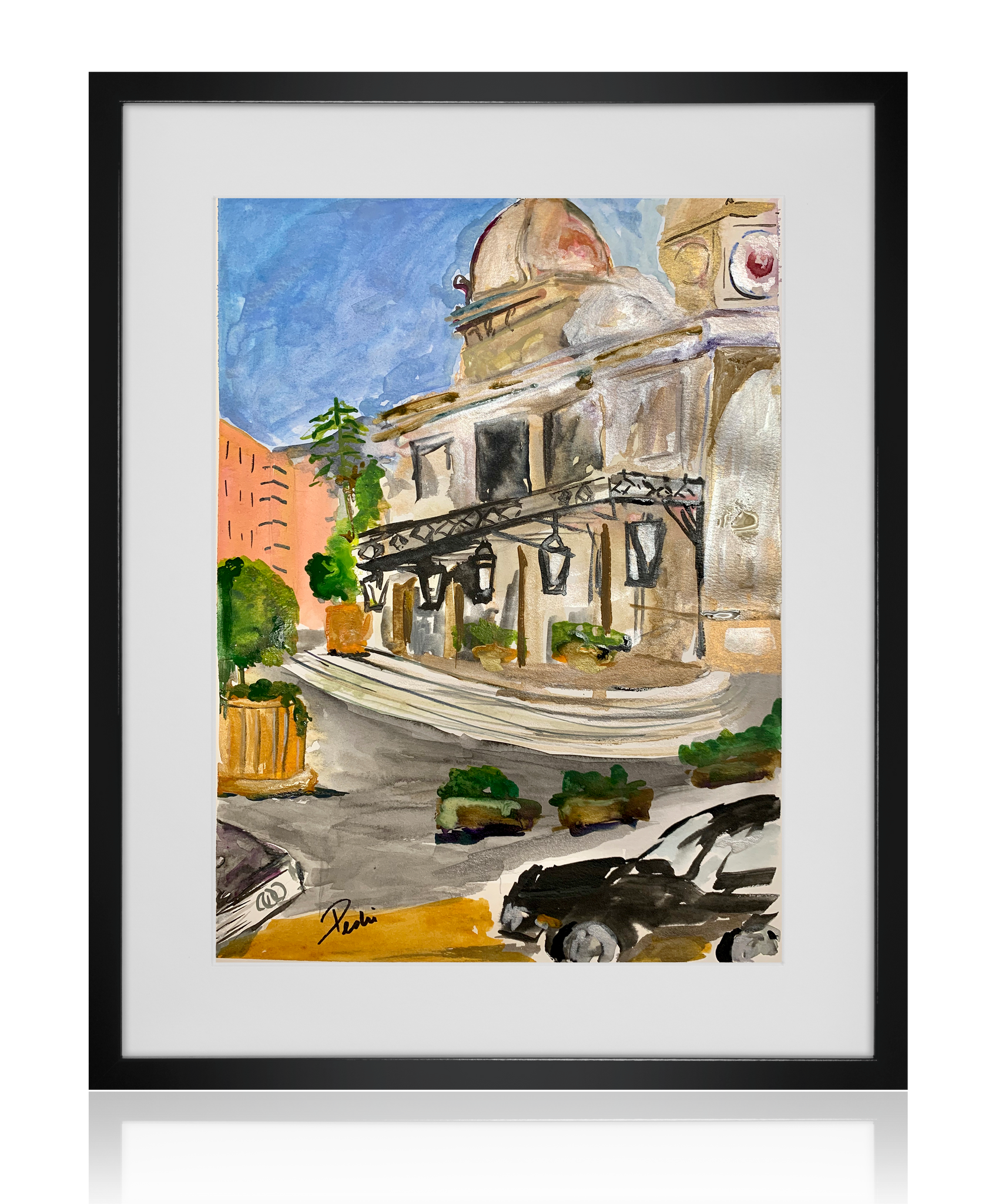 Casino De Monte Carlo | Watercolor