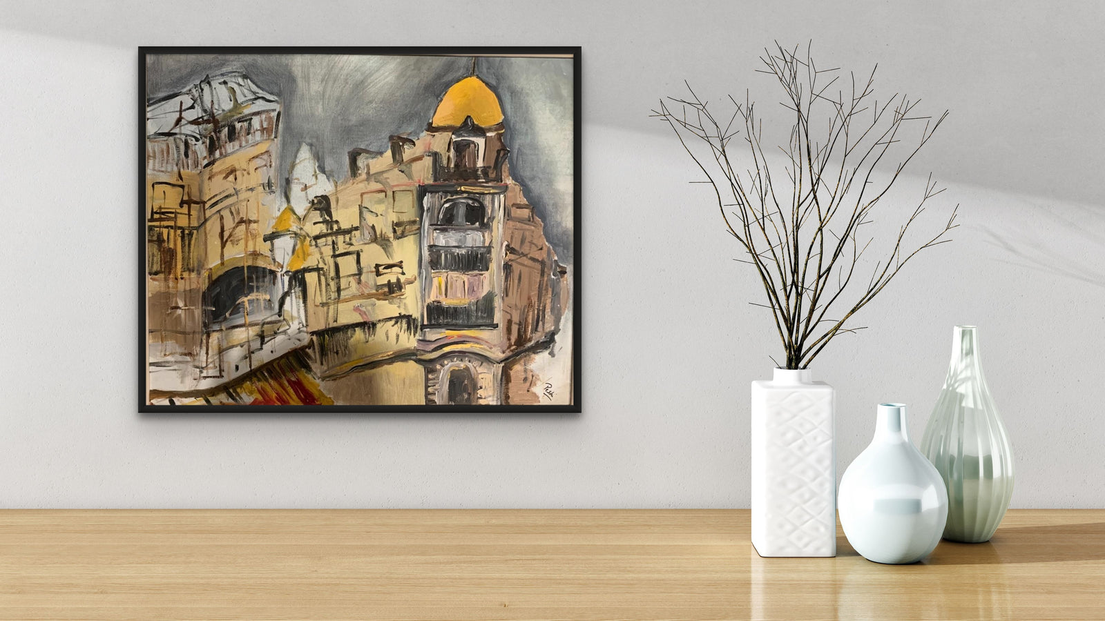 Dancing Paris | Acrylic Painting