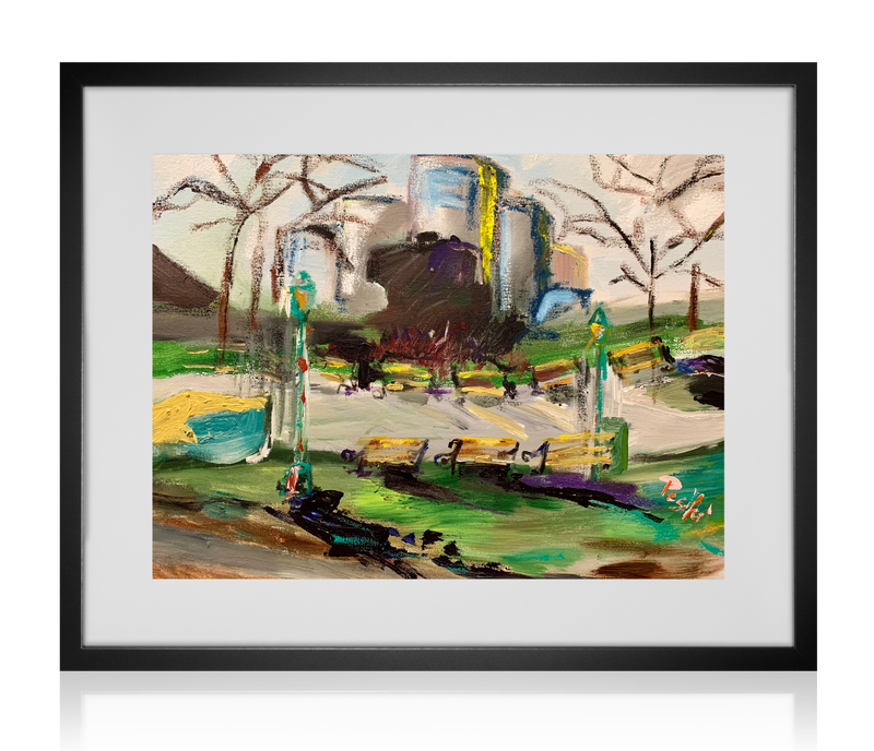 Stadtpark, Vienna | Acrylic Painting