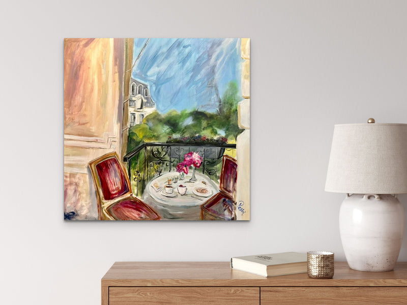 Pleasures of Paris | Acrylic and Oil Stick