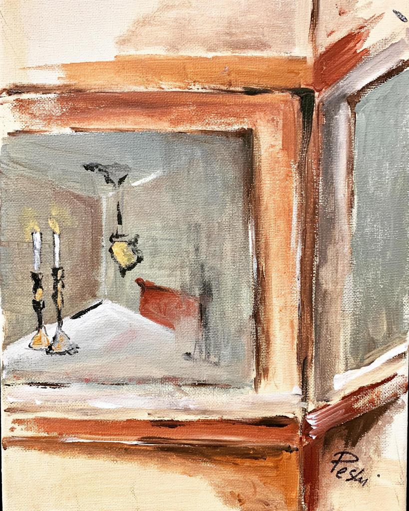 Blessing of the Candles | Acrylic Painting