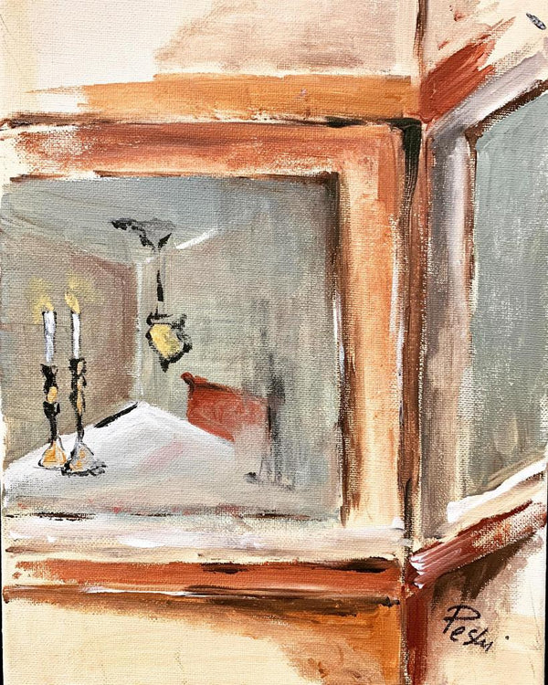 Blessing of the Candles | Acrylic Painting