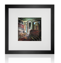 NYC Interior Synagogue | Acrylic Painting