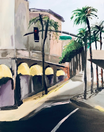 Beverly Drive |  Acrylic Painting
