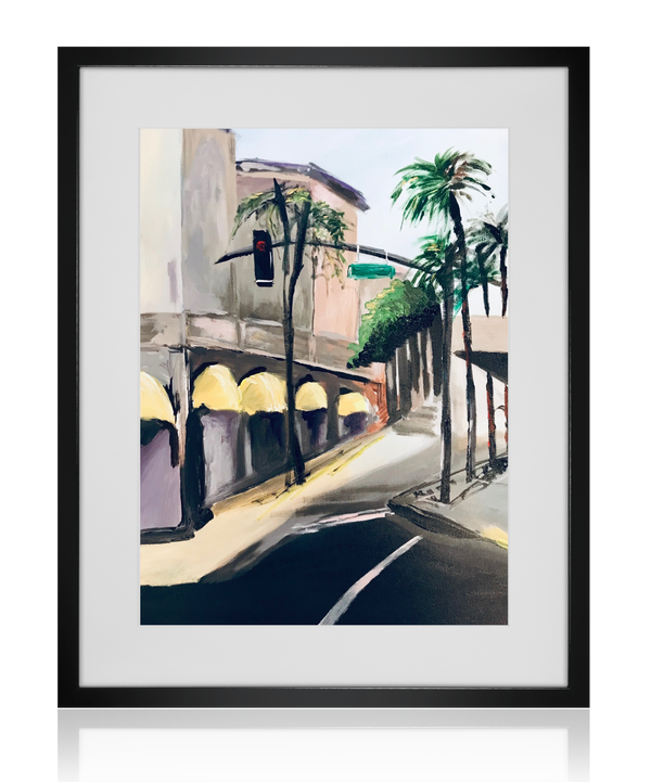 Beverly Drive |  Acrylic Painting