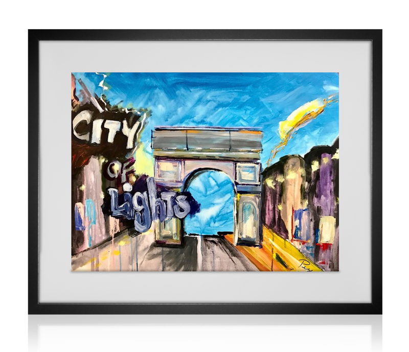 City of Lights | Acrylic Painting