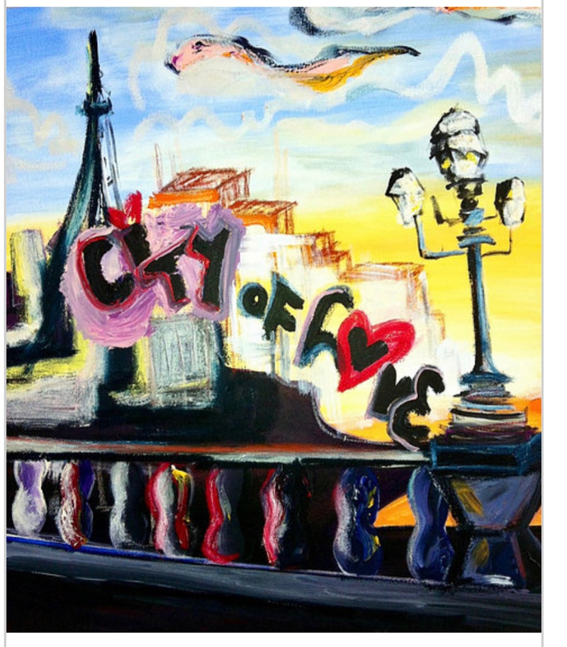 City of Love | Acrylic Painting