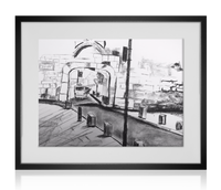Dung Gate- Western Wall | Charcoal