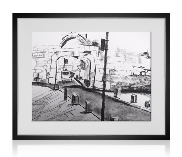 Dung Gate- Western Wall | Charcoal