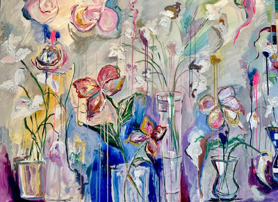 Floral Immersion | Paint on Canvas