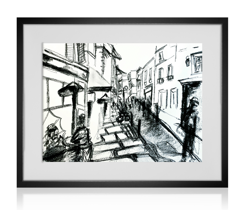 Le Marais, Paris | Charcoal