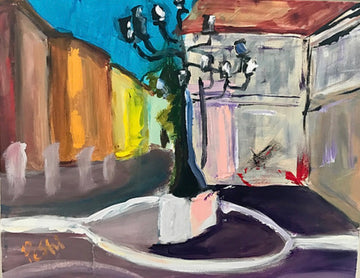 Rome, City Square | Acrylic Painting