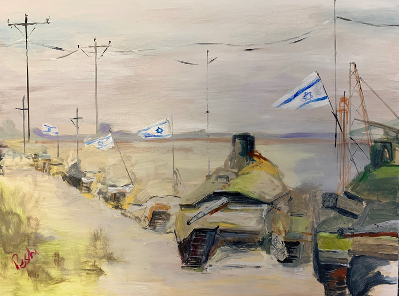 Troops Return Home | Acrylic Painting | Limited Edition Print