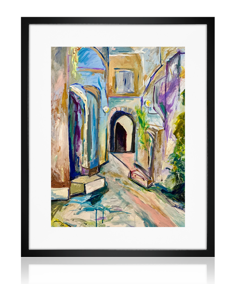 The Old City In Dance | Acrylic Painting