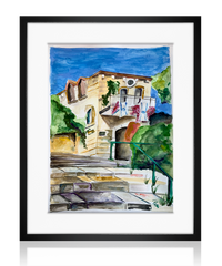 Yom Yerushalaim in Yemin Moshe | Watercolor