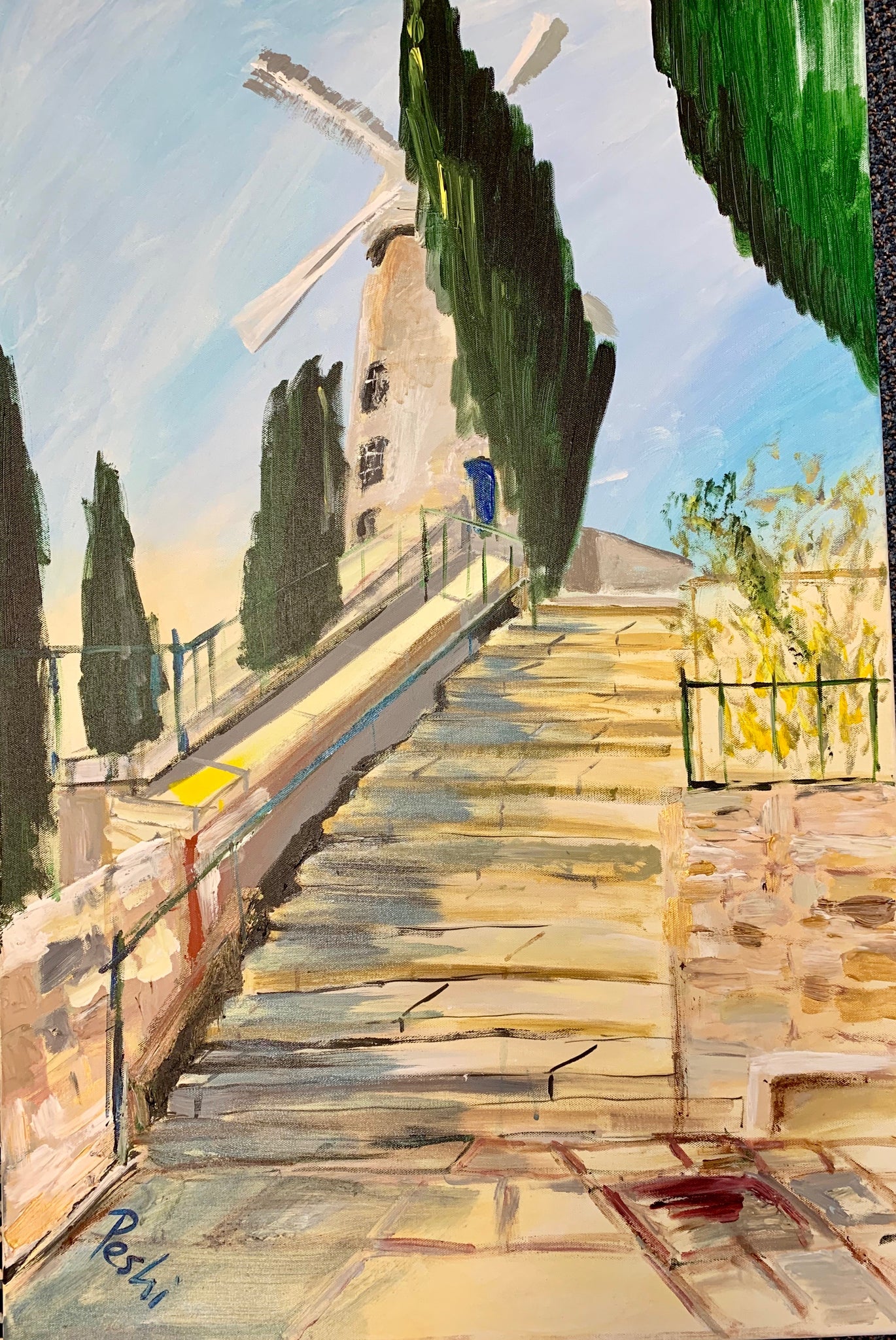 Yemin Moshe | Acrylic Painting