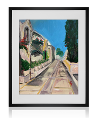 Gardens of Yemin Moshe | Acrylic Painting