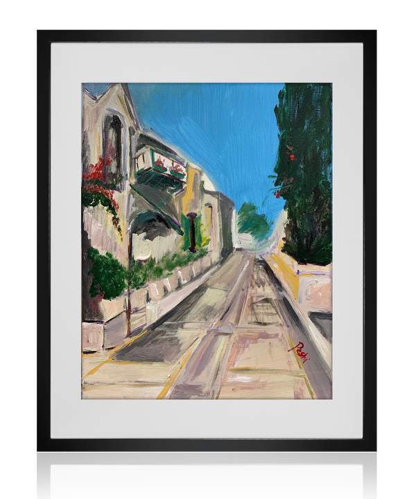 Gardens of Yemin Moshe | Acrylic Painting