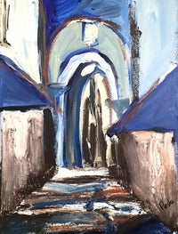 Arches of Old  |  Acrylic Painting