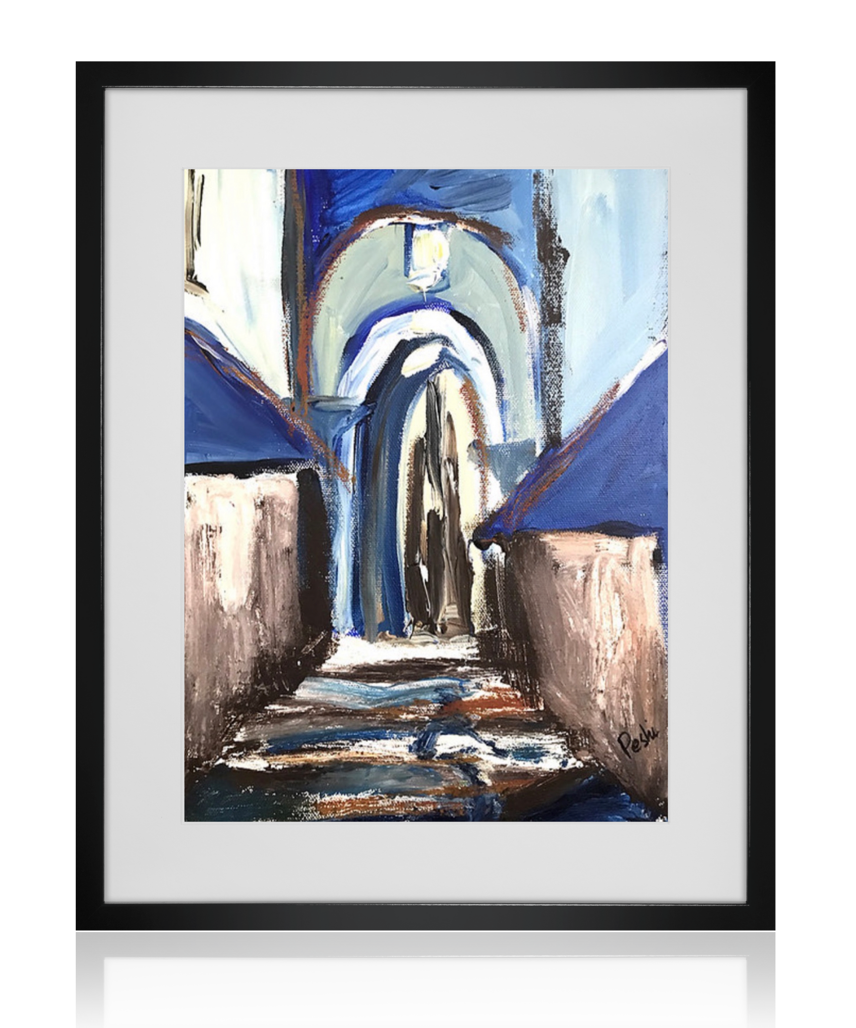 Arches of Old  |  Acrylic Painting