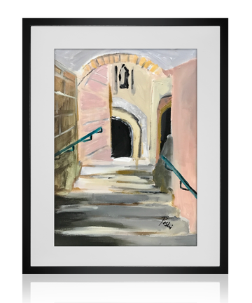 Old City Safed | Acrylic Painting