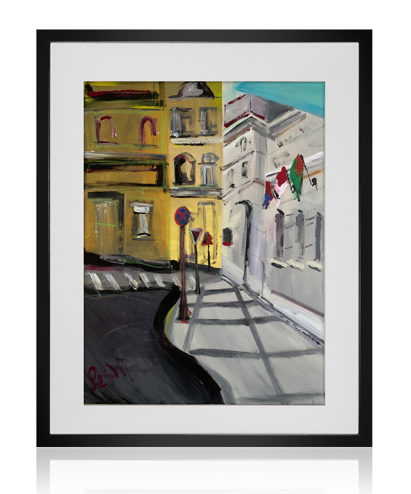 Prague Flags | Acrylic Painting