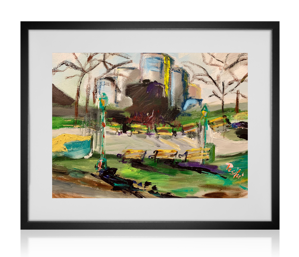 Stadtpark, Vienna | Acrylic Painting